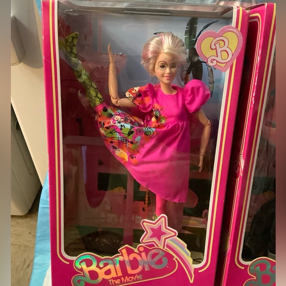 Barbie The Movie WEIRD BARBIE Doll HYB84 & I Am Kenough JBH60 Both NEW In Box - Picture 3 of 10
